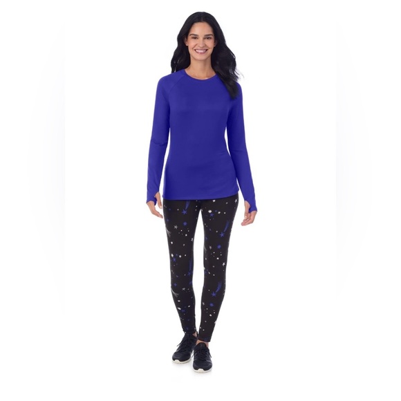 ClimateRight by Cuddl Duds Base Layer 2-piece Base layer Top and Legging Set - Picture 1 of 5
